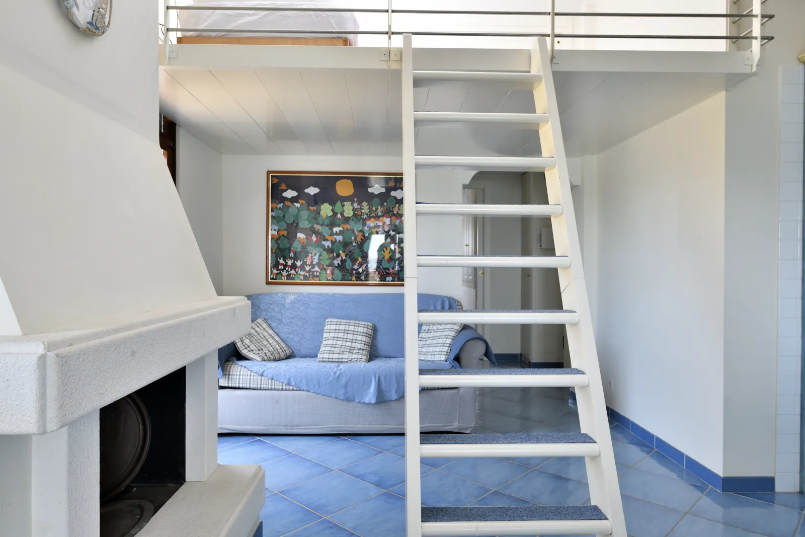 Camino e scala per soppalco